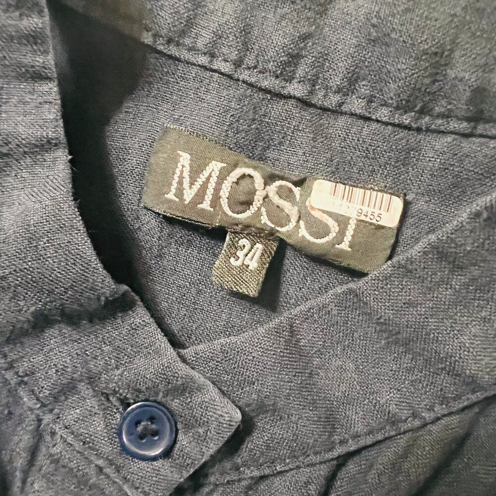 Mossi Linen Half Button Up Wide Leg Jumpsuit Size EU 34 - Picture 6 of 11